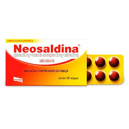 Neosaldina 30 drágeas