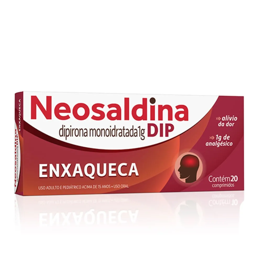 Neosaldina Dip 1g Caixa 20 Comprimidos