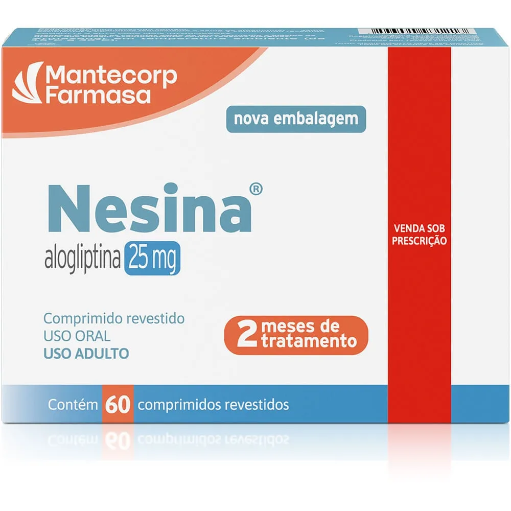 Nesina 25mg 60 Comprimidos
