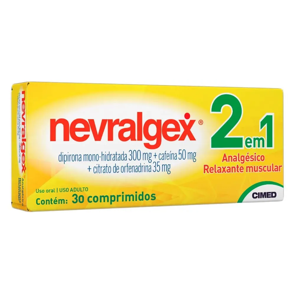Nevralgex 300mg + 50mg + 35mg 30 Comprimidos