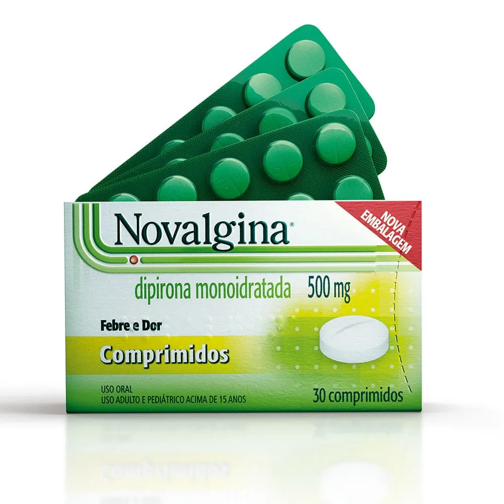 Novalgina 500mg 30 Comprimidos
