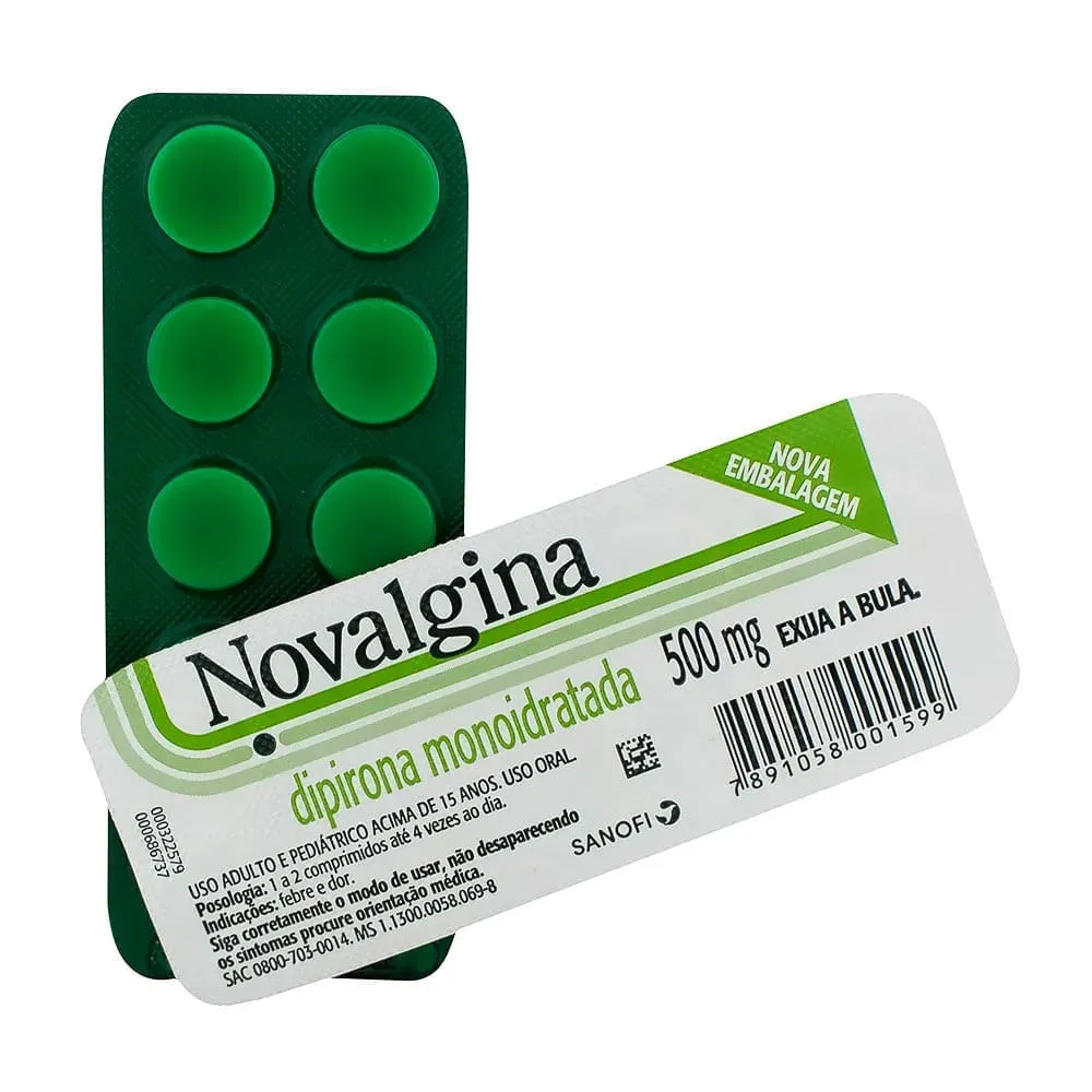 Novalgina 500mg c/ 10 Comprimidos