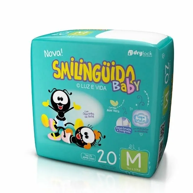Fralda Smilinguido Baby Jumbinho M 20 Um