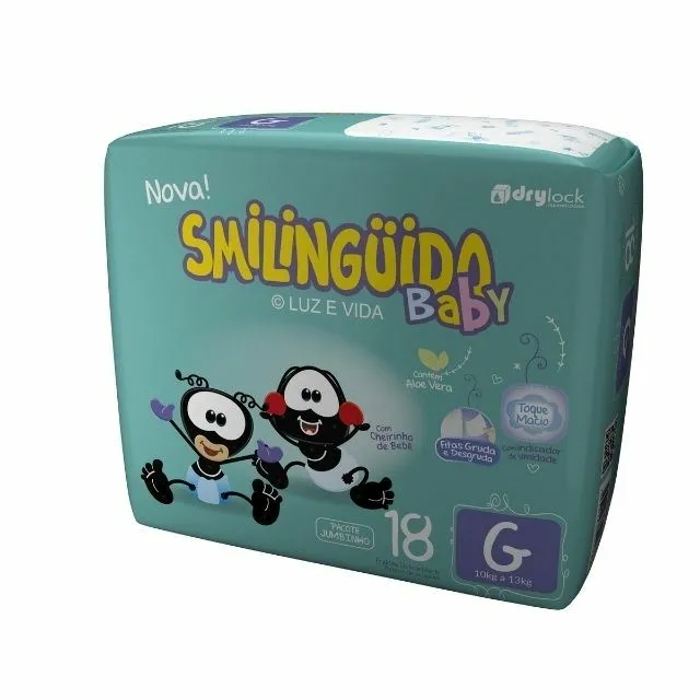 Fralda Smilinguido Baby Jumbinho [G] 18 Um