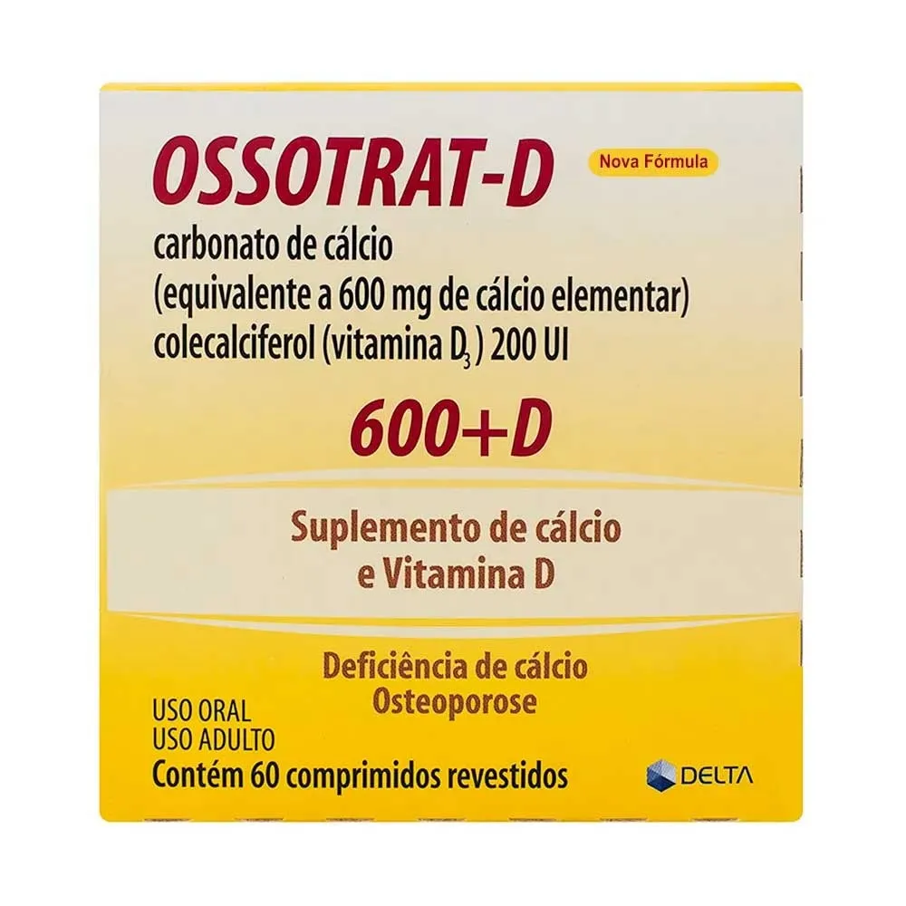 Ossotrat-D 600mg 60 comprimidos