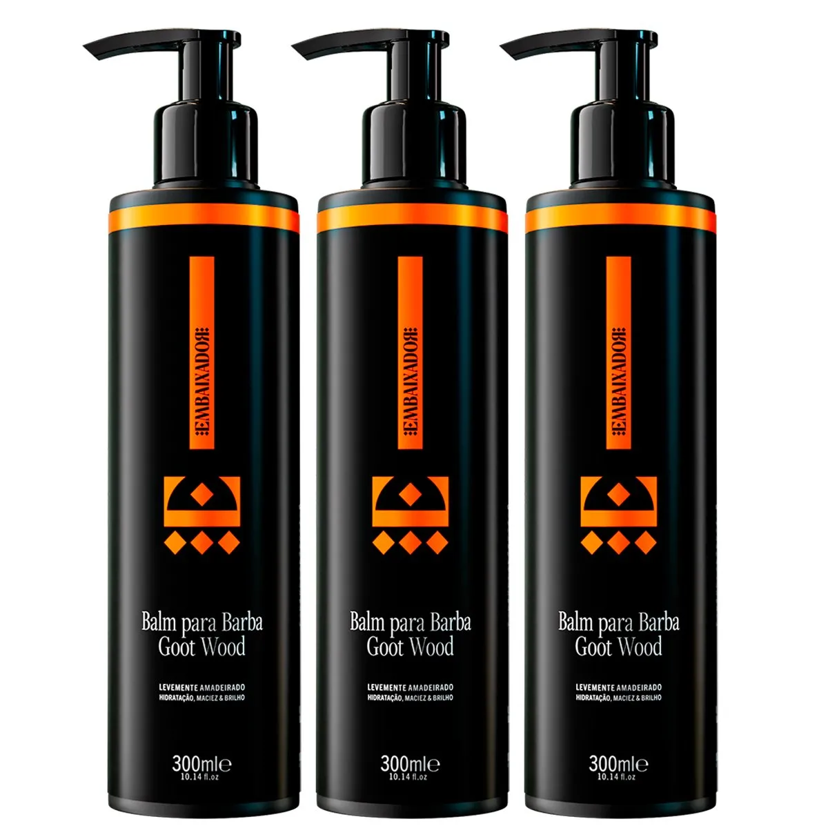 Kit 03 Balm para Barba Goot Wood Embaixador 300ml