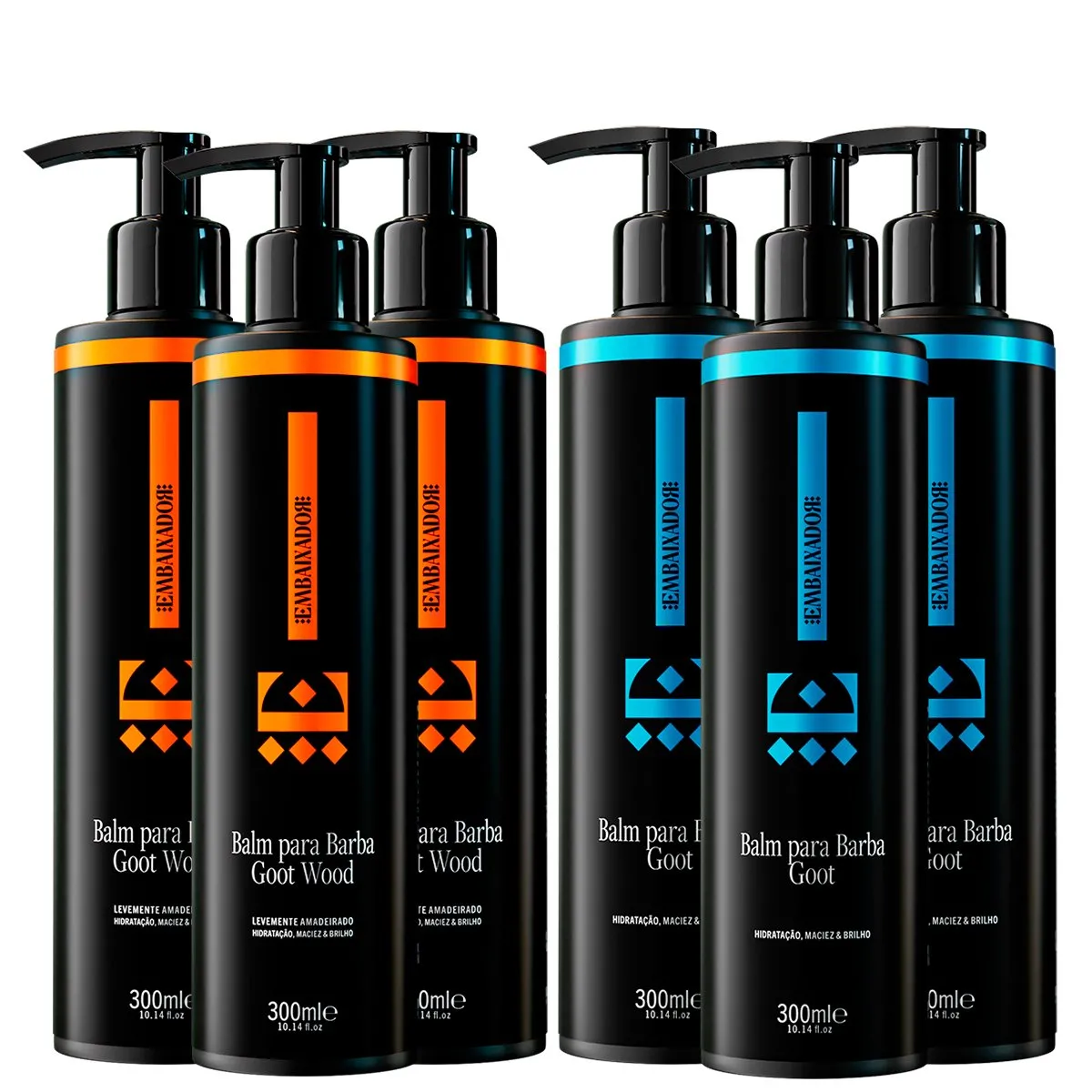 Kit 03 Balm Goot + 03 Balm Goot Wood Embaixador 300ml