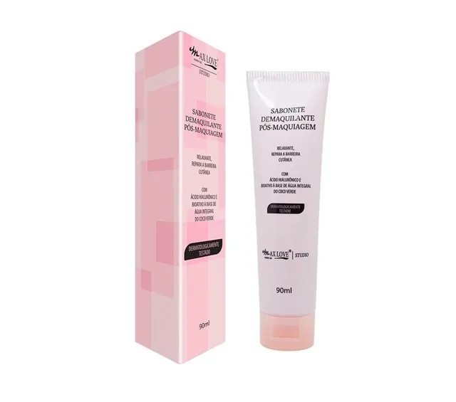 Sabonete Demaquilante Pós Maquiagem Max Love