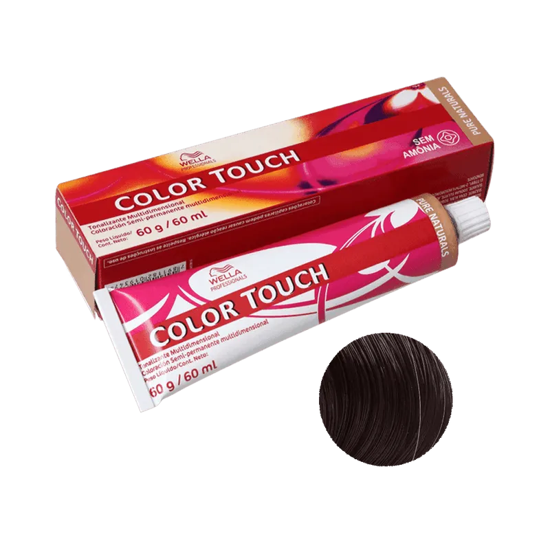 Wella Color Touch 4/0 Castanho Médio - Tonalizante 60g