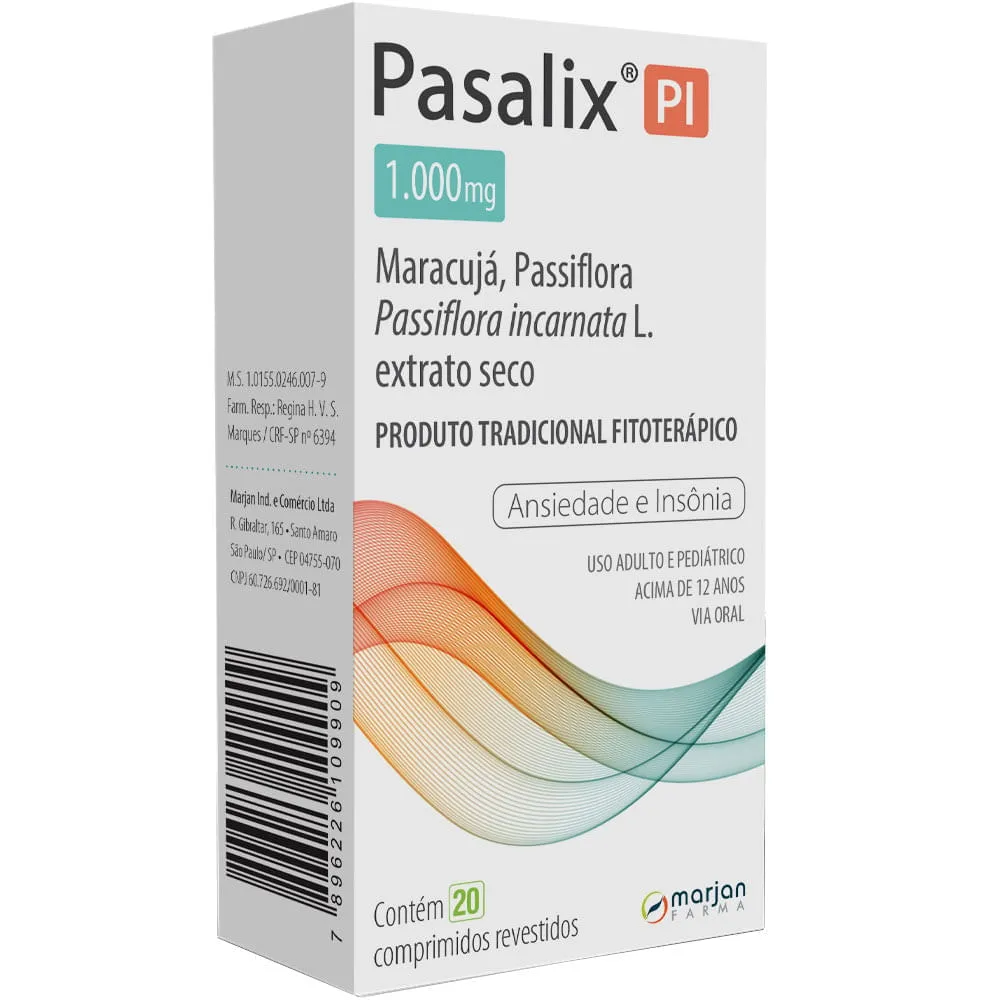 Pasalix PI 1000mg 20 Comprimidos