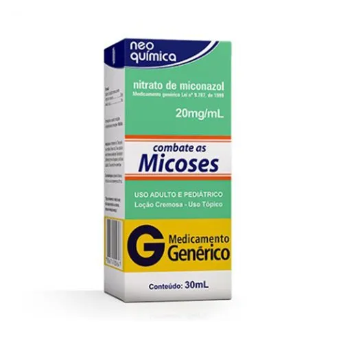 Nitrato de Miconazol 20mg/mL Loção Cremosa 30 ml