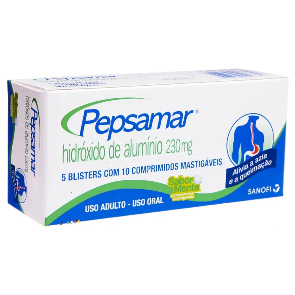 Pepsamar 230mg 50 Comprimidos