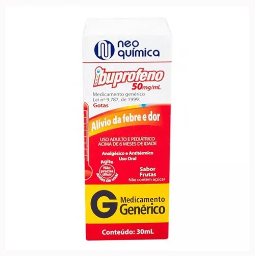 Ibuprofeno 50mg/ml Suspensão