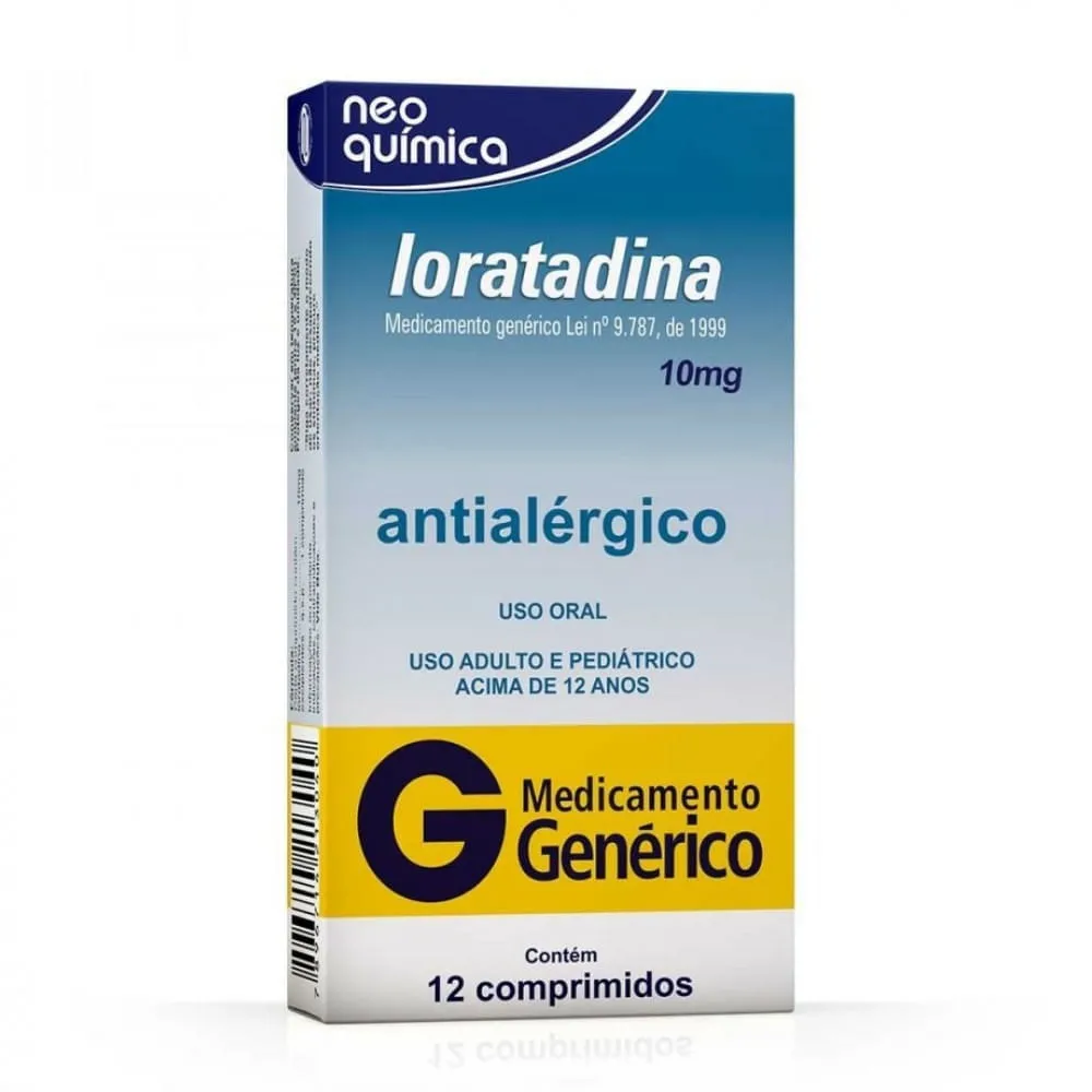 Loratadina 10mg 12 Comprimidos - Neo Química