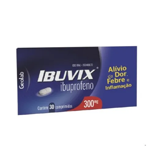 Ibuvix 300mg 30 Comprimidos Revestidos