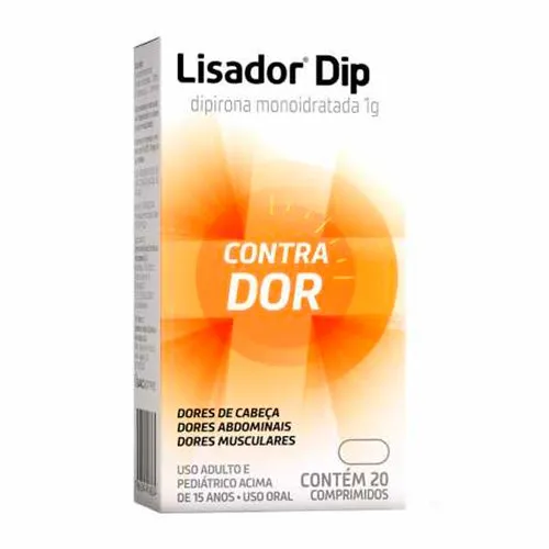 Lisador Dip 1g Cx 20 Comprimidos