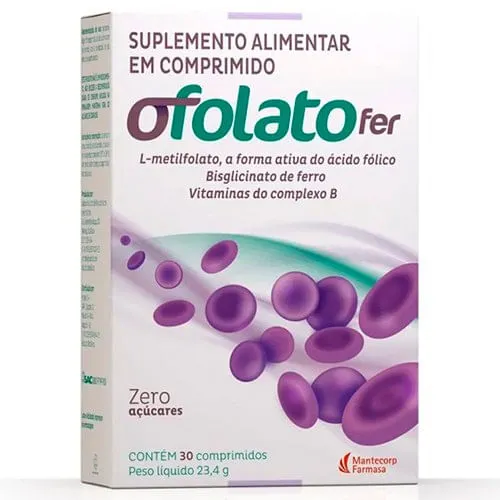 Ofolato Fer 30 Comprimidos Mantecorp