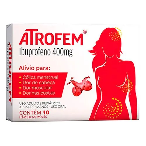 Atrofem 400mg 10 Cápsulas