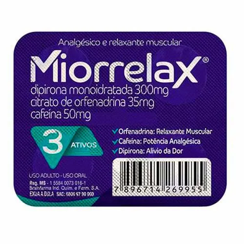 Miorrelax 4 Comprimidos