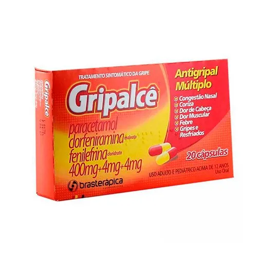 Gripalcê 20 Cápsulas Brasterápica Similar
