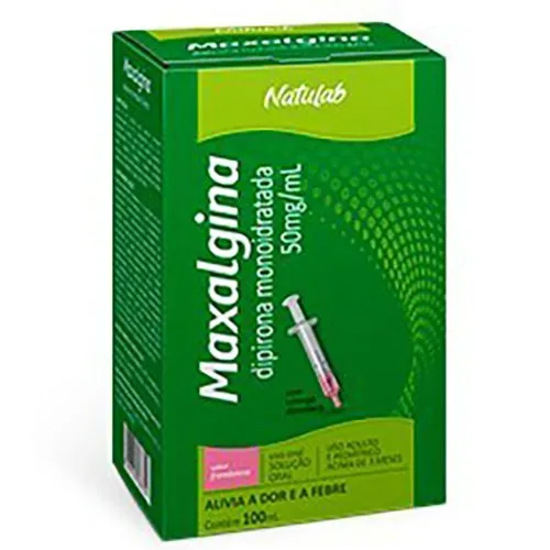 Xarope Maxalgina Framboesa Infantil 100ML+Seringa