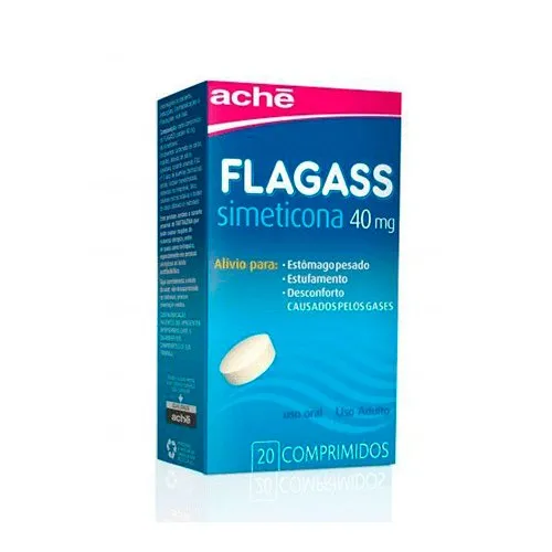 Flagass 40mg 20 Comprimidos