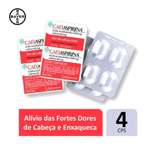 Cafiaspirina 650mg+65mg 04Comprimidoss