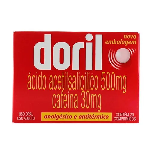 Doril 500 + 30mg 20 Comprimidos