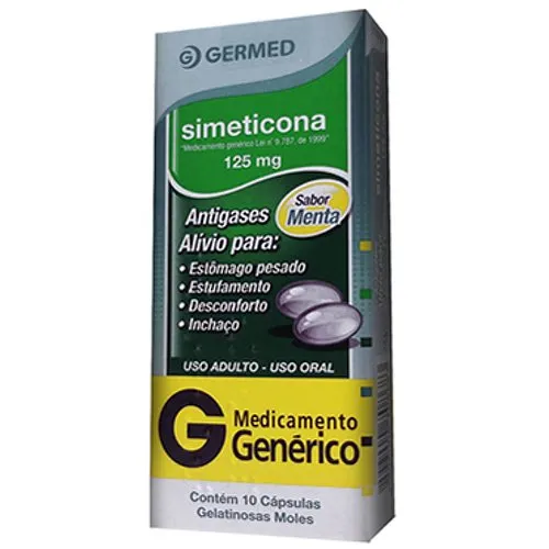 Simeticona 125 mg 10 Comprimidos