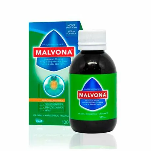 Malvona 0,2+60 +1mg/ml Solução 100 ml