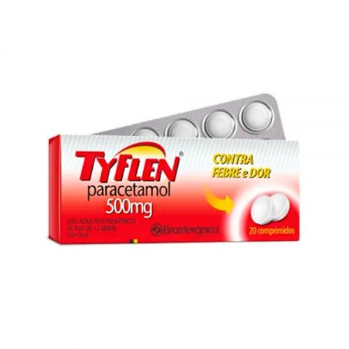Tyflen 500mg 20 Comprimidos Brasterapica Similar
