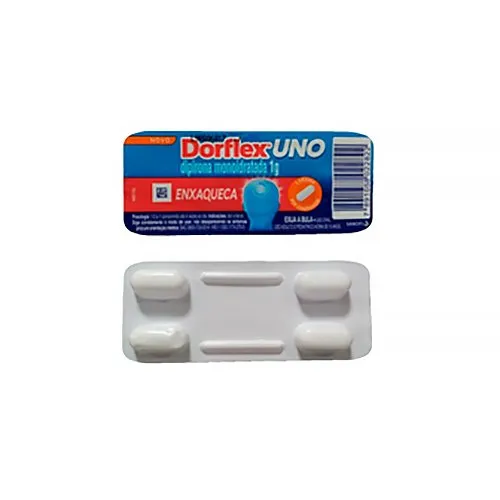Dorflex Uno 1g 4 Comprimidos
