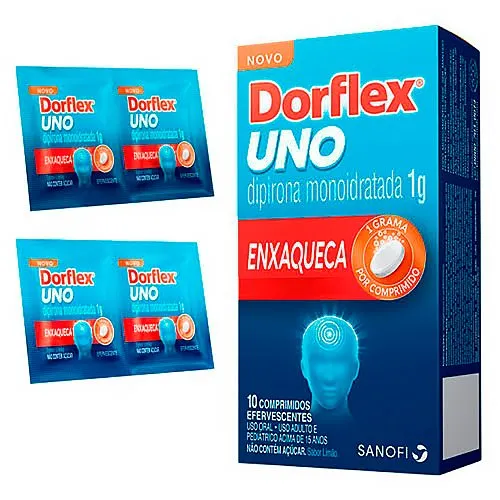 Dorflex Uno 1g 2 Comprimidos Efervescentes