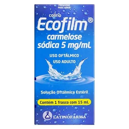 Ecofilm 5mg/mL Solução Oftálmica 15ml