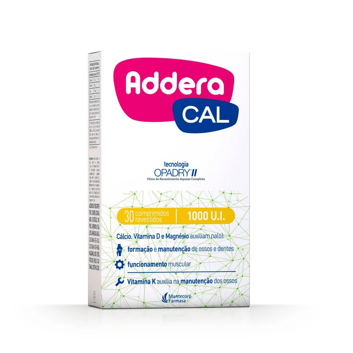 Adderacal 1.000UI 30 Comprimidos Mantecorp