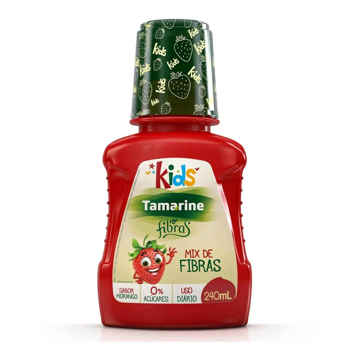 Tamarine Fibras Kids Morango 240ml