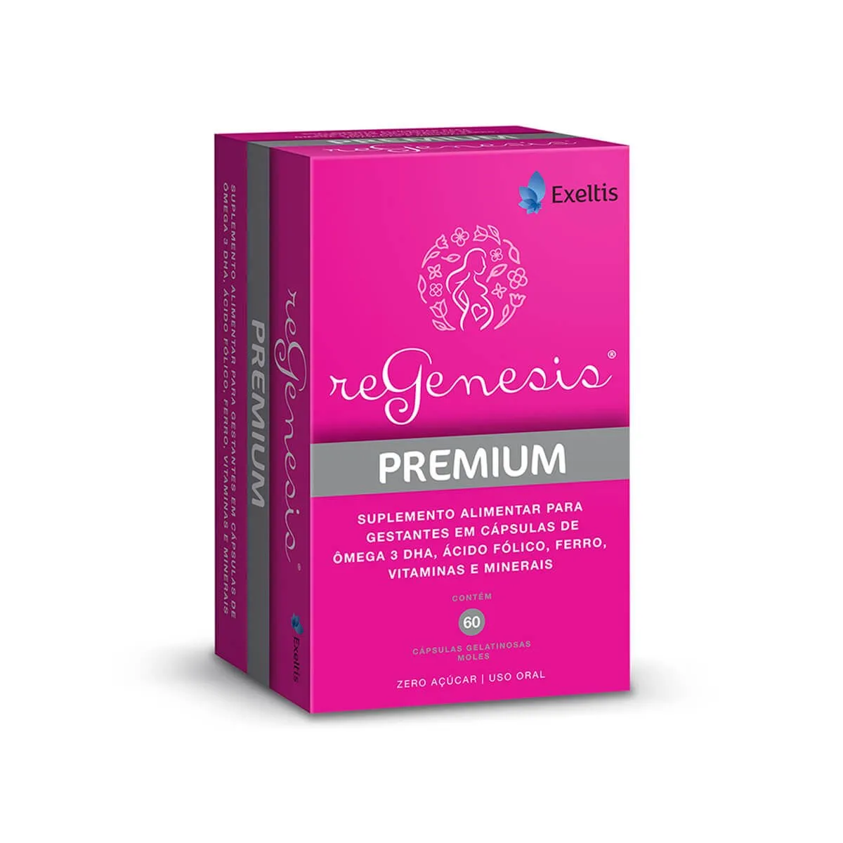 Regenesis Premium Vitaminicos Gestantes 60 Cápsulas Exeltis