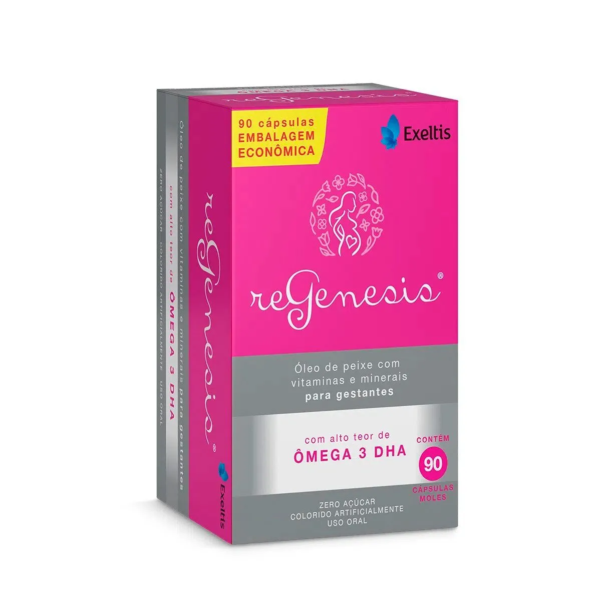 Suplementos de Vitaminas Regenesis Vitaminico e Mineral Exeltis 90 Cápsulas