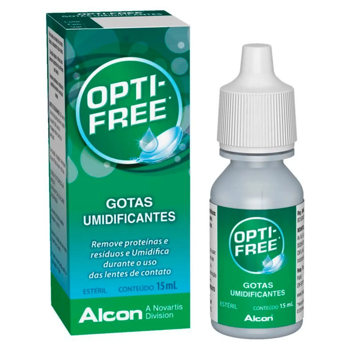 Opti-Free Gotas Umidificantes Alcon 15ml