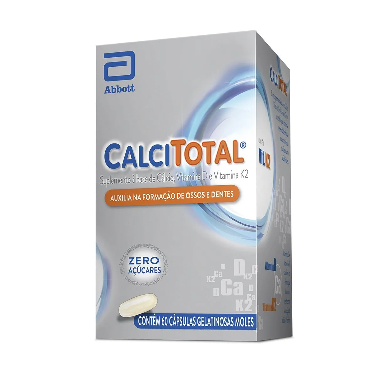 Calcitotal 60 Capsulas Suplemento Alimentar Abbott