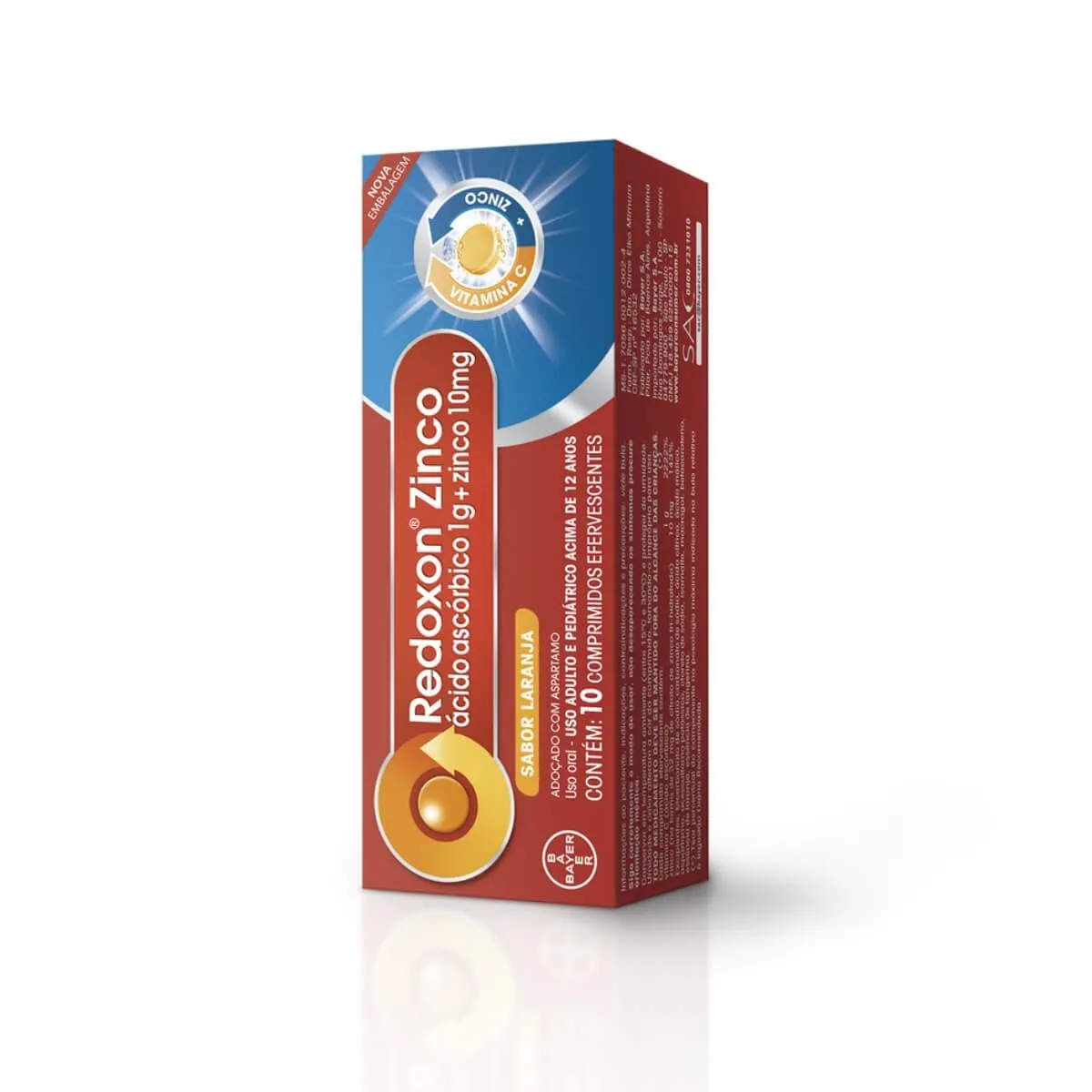 Redoxon Tripla Ação 10 Comprimidos Efervescentes