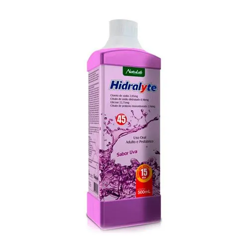 Hidralyte 45 Uva 500ml