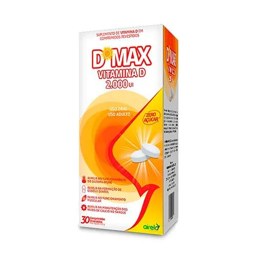 Dmax 2.000UI 30 Comprimidos Revertidos