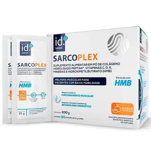 Sarcoplex Sabor Tangerina 30 Sachês