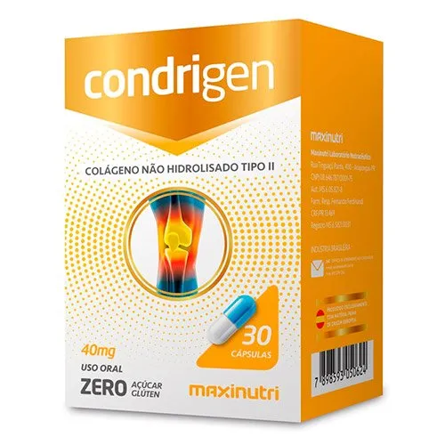 Condrigen Colágeno 40mg 30 Cápsulas