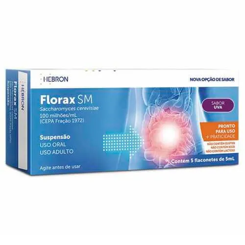 Florax SM Adulto Sabor Uva 5 Flaconetes