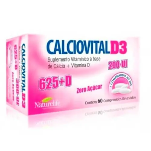 Cálciovital D3 625 + D 60 Comprimidos Revestidos