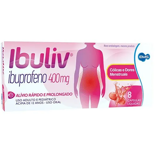 Ibuliv 400mg 8 Cápsulas