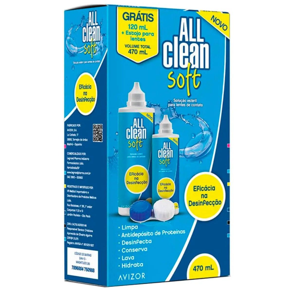All Clean Soft Solução Para Lentes de Contato 470ml