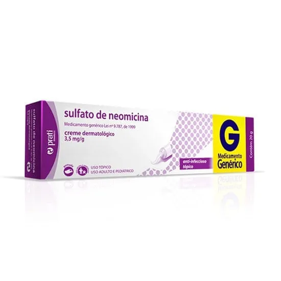 Neomicina Creme 3,5mg/g 20g Genérico Prati Donaduzzi